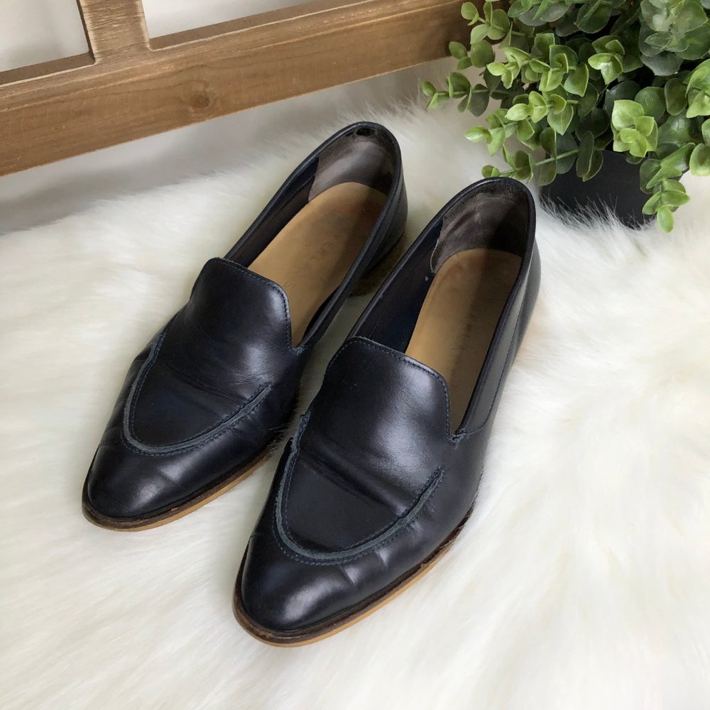 EVERLANE | The Modern Loafer Leather Navy US 7.5 - Picture 10 of 10